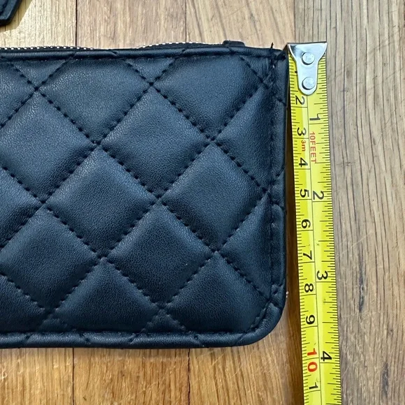 *last chance!!* Black zip wallet with ring - Picture 9 of 14